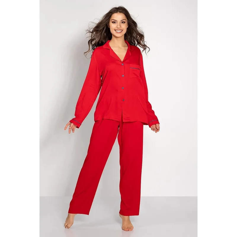 Pyjama satiné élégant deux pièces chemise pantalon femmes confortable nuits détente intime lingerie luxueuse home wear relaxation