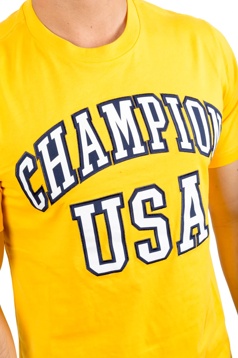 T-Shirt Tee Scritta USA