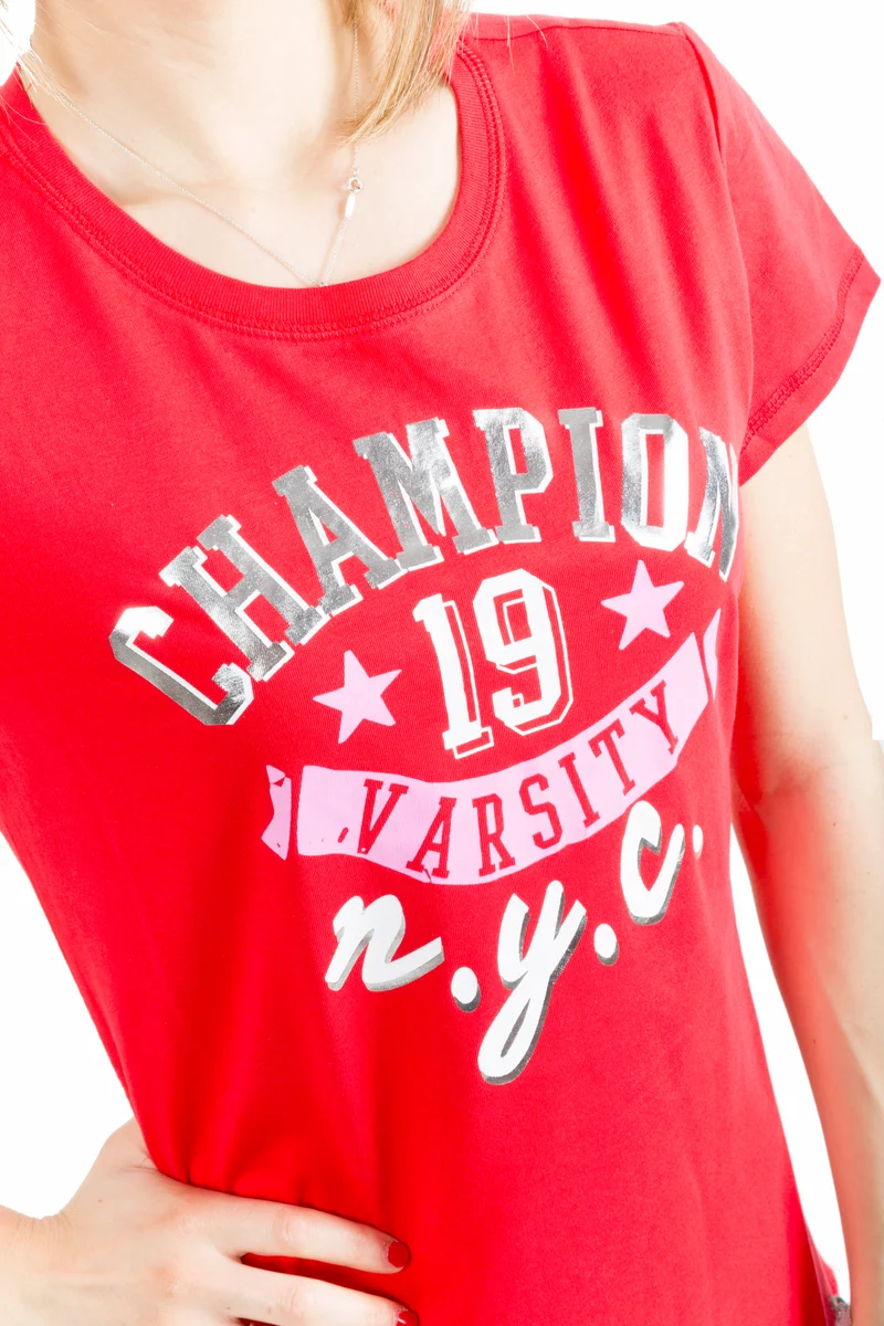 T-Shirt Donna Athletic Graphic