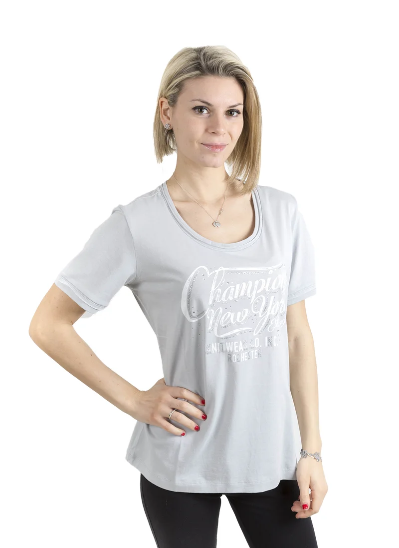 T-Shirt Donna Scritta Glitter