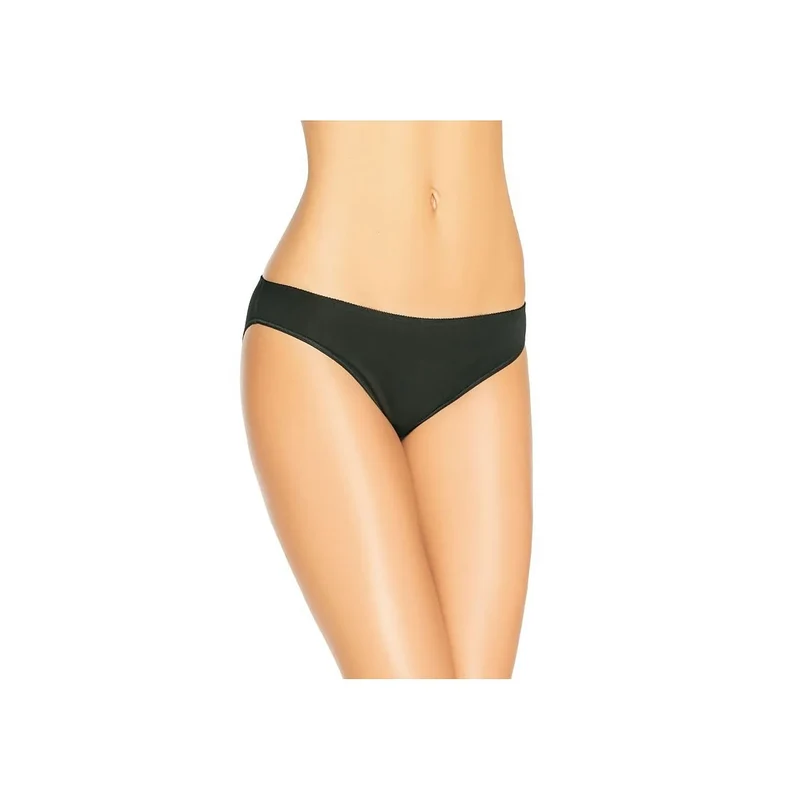 Ensemble de 3 culottes en bambou noires model 183557 Teyli lingerie féminine confortable taille basse sans dentelle bien-être intime
