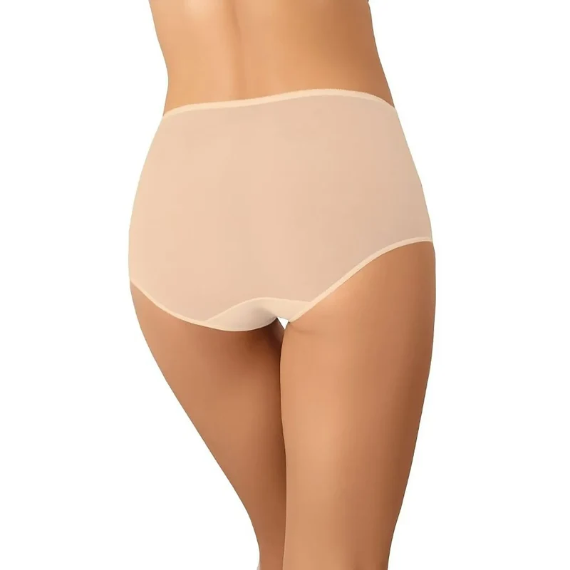 Culottes transparentes en maille fine haute taille pour femmes beige confort discrétion sous-vêtements lingerie quotidiennement cadeau élégance sécurité qualité