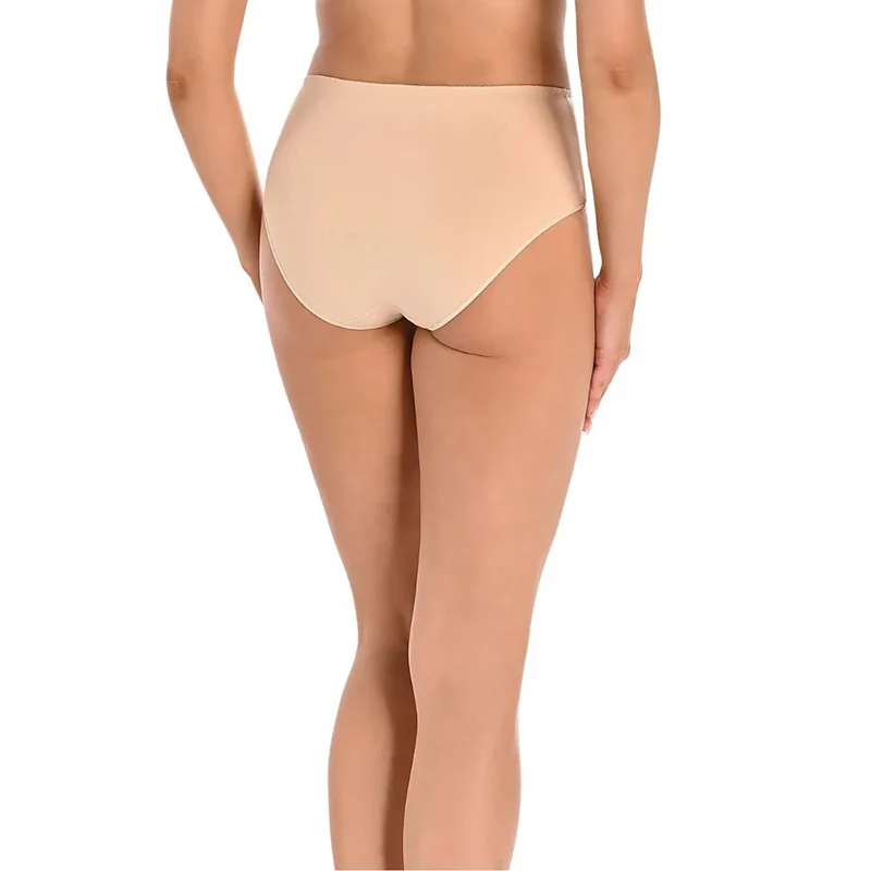 Ensemble de culottes femme couleur chair invisible sous vêtements style maille transparente haute taille confort respirabilité lingerie élégance quotidienne cadeau idéal