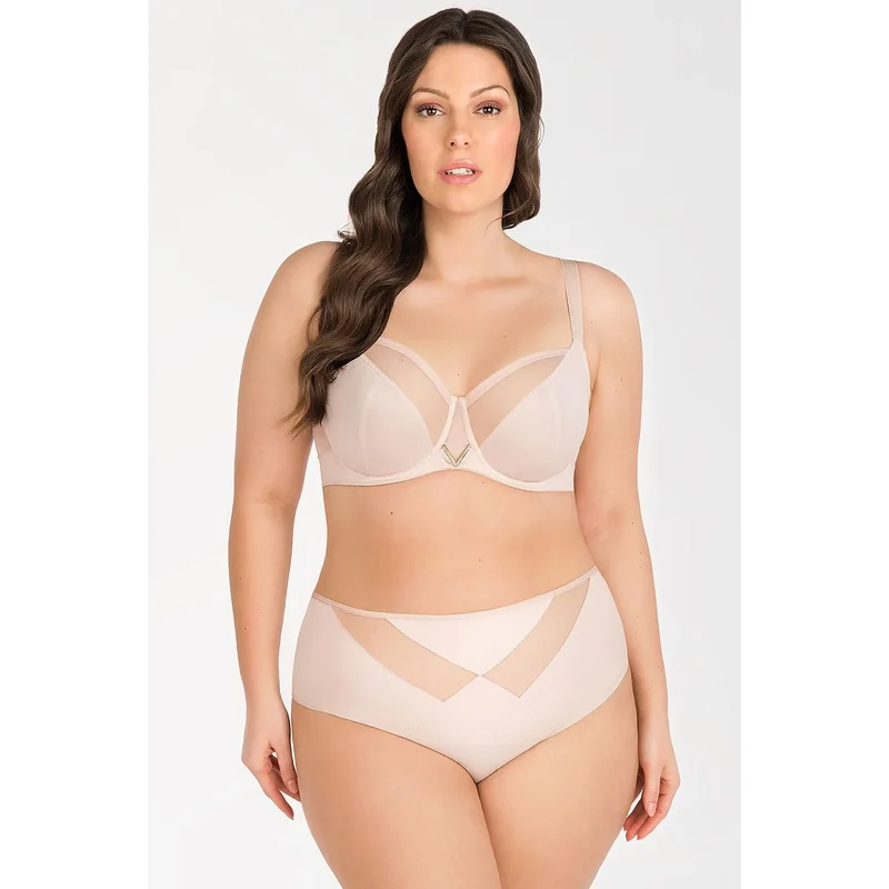 Soutien-gorge Gorsenia soft model 185306 lingerie féminine douillet élastique armature latérale profonde ajustement personnalisé Glamour style sexy