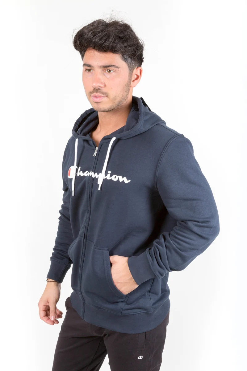 Felpa Full Zip Cappuccio