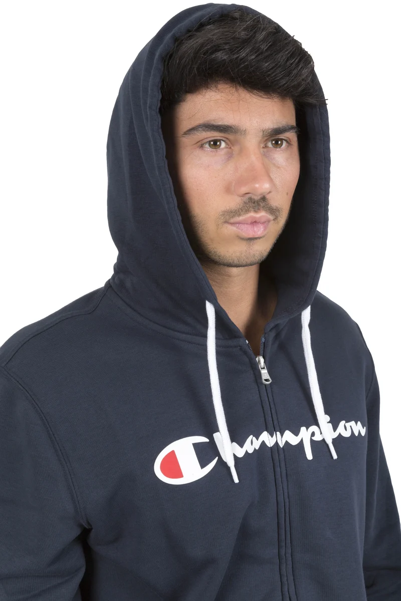 Felpa Full Zip Cappuccio