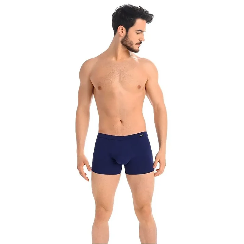 Boxer hommes coton élastane coupe ajustée taille élastiquée comfort daily wear style classique sans motifs