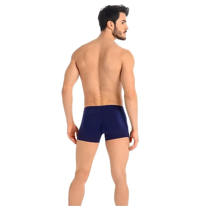 Boxer hommes coton élastane coupe ajustée taille élastiquée comfort daily wear style classique sans motifs