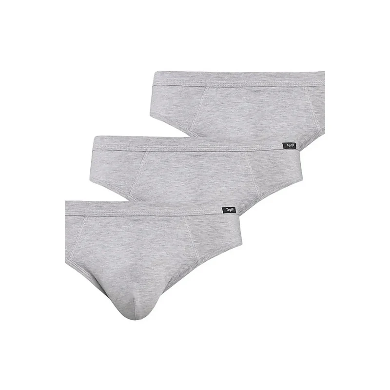 Ensemble de slips hommes Teyli 182953, coton 95% elasthanne 5%, taille ajustée, confort optimal, design épuré, multi-packs économiques