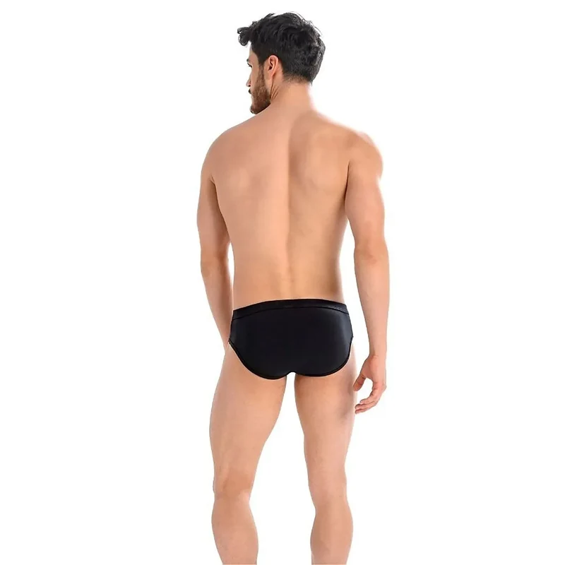 slips homme coton élasthanne taille ajustée noir paquet trois confort respirant doux élastique maintien coutures discrètes intemporel élégant économique