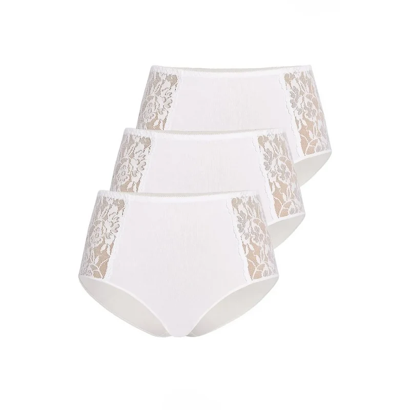 Culottes hautes en dentelle florale pour femme, confort et élégance, lingerie intime féminine, tailles XS à XXXXXL, coton 95% élasthanne 5%, design intemporel