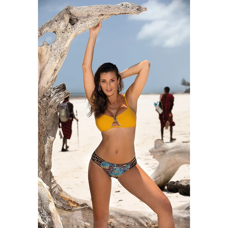 Maillot de bain deux pièces Marko model 179636 soutien-gorge push-up bretelles ajustables slip confortable tissu Carvico Tessuti fabrication polonaise