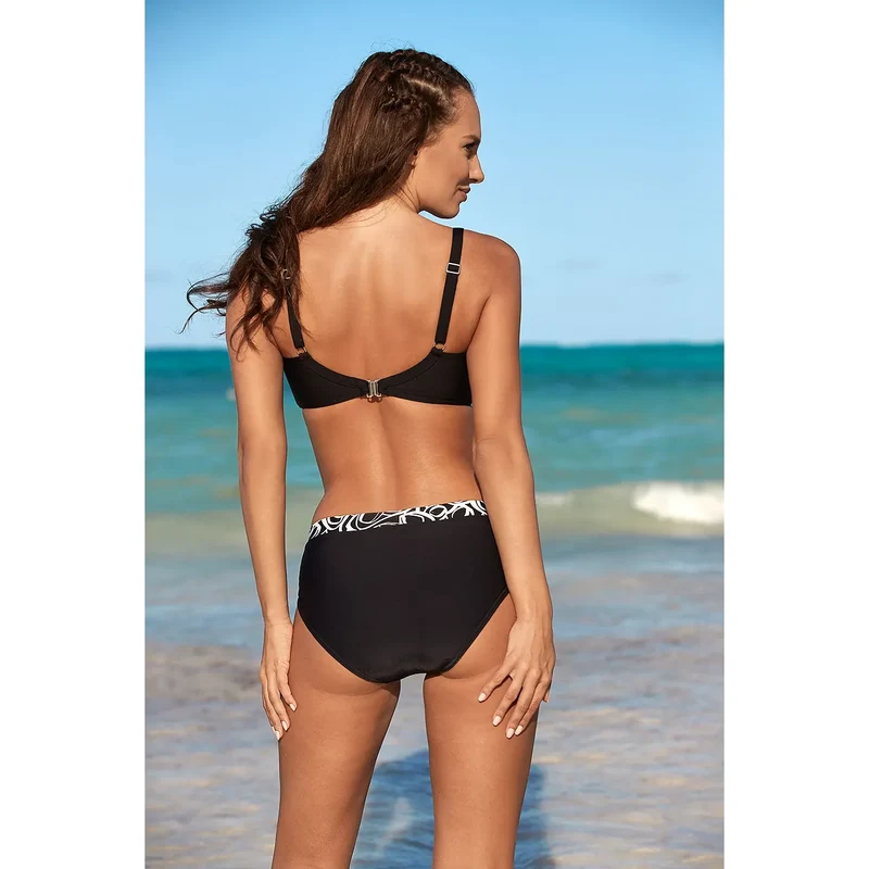 Maillot de bain deux pièces Madora 178254 soutien-gorge rembourré baleines latérales adjustable polyamide elasthanne plageemode élégance