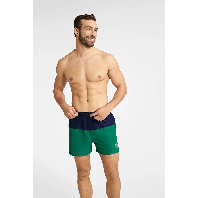 Slip de bain pour homme model 177500 Henderson summer design bleu marine vert tissu confortable ajustement parfait