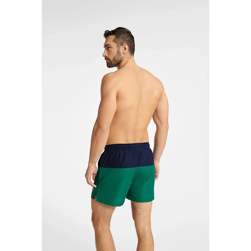 Slip de bain pour homme model 177500 Henderson summer design bleu marine vert tissu confortable ajustement parfait