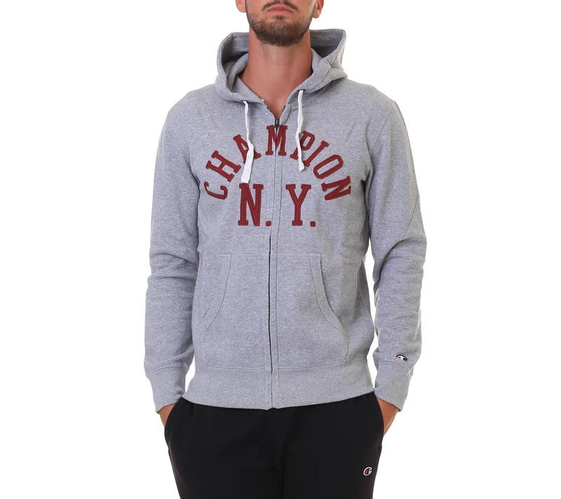 Felpa Uomo Varsit Hooded Full Zip