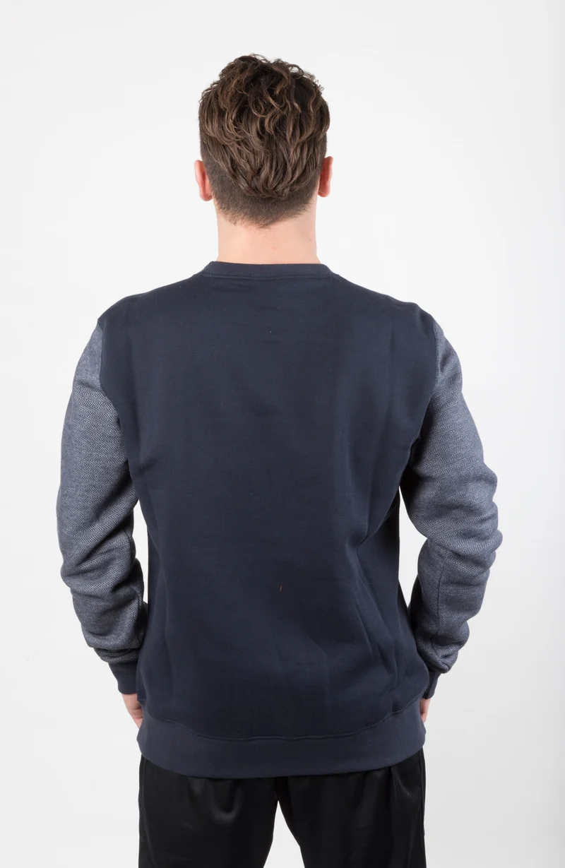 Felpa Uomo Fleece Fabric Girocollo