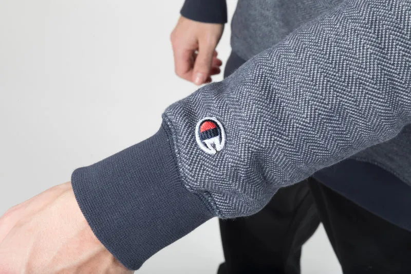Felpa Uomo Fleece Fabric Girocollo