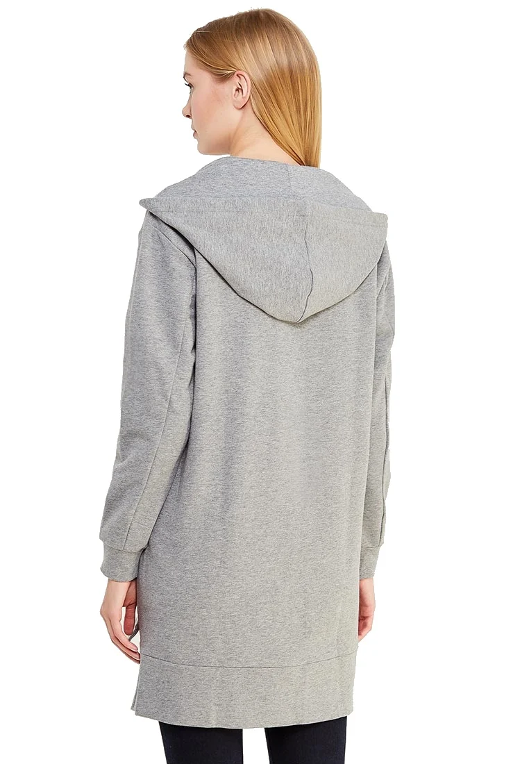 Felpa Donna Train Logo Full Zip Hoodie