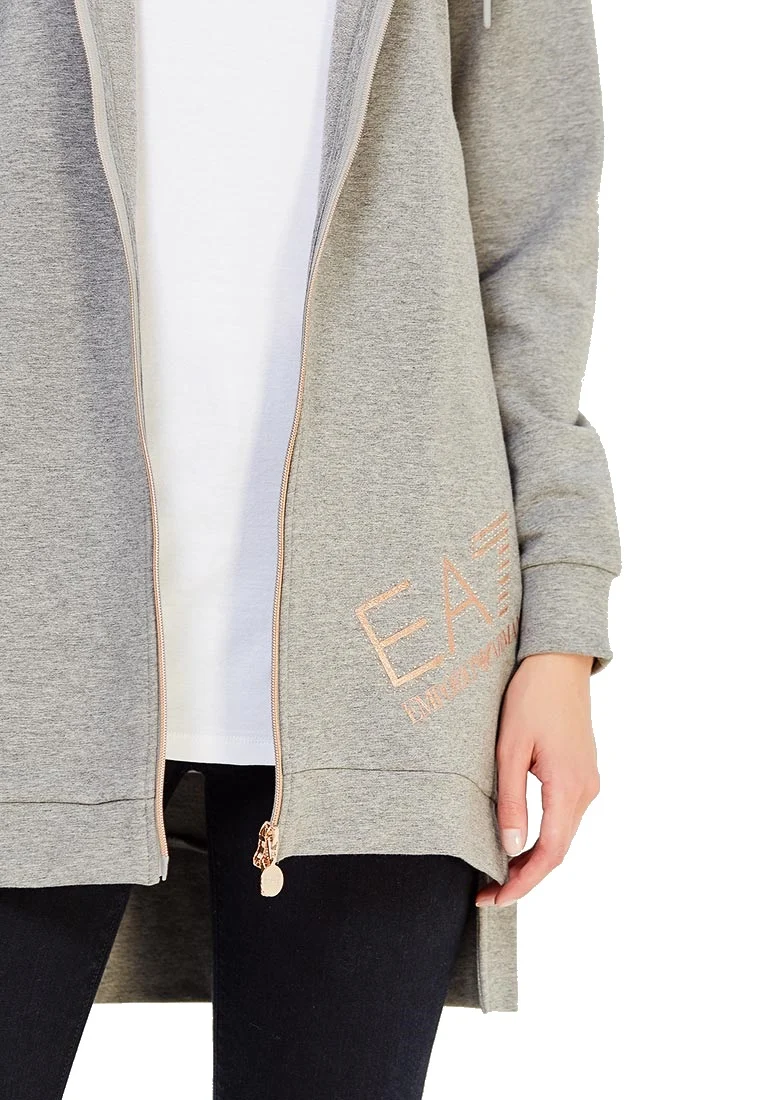 Felpa Donna Train Logo Full Zip Hoodie