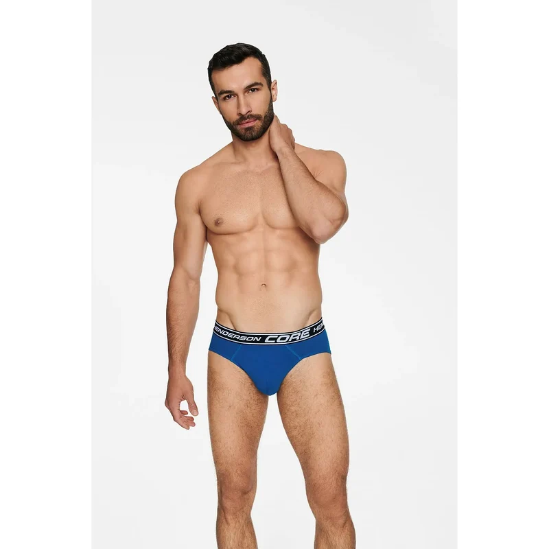 Slip classique Henderson BONE 171359 coton élasthanne tailles L-XXXL logo discret lingerie homme confort quotidien