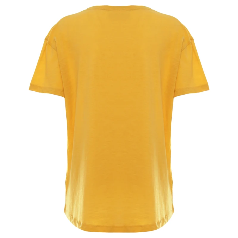 T-Shirt Donna Maniche Corte Stampa Degradé