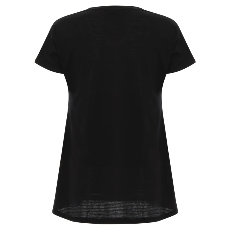 Maglietta Donna Stampa Glitter