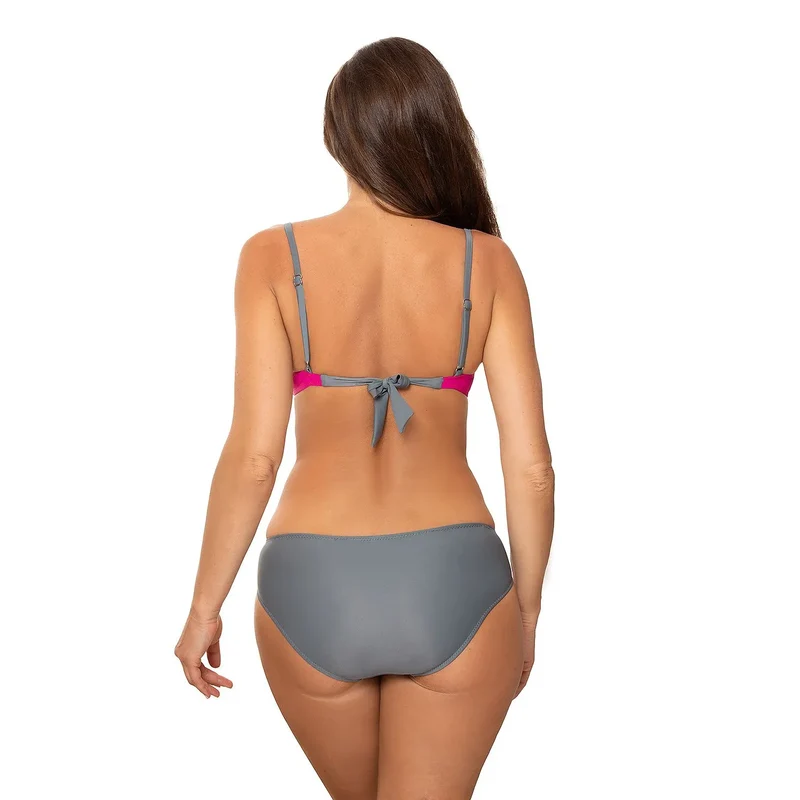 Maillot de bain deux pièces sportif Marko model 165804 push-up renforcé bretelles ajustables tissu italien Carvico Tessuti elasthanne polyamide