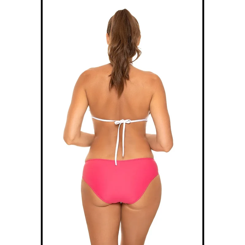 Maillot de bain deux pièces Marko model 165660 tissu italien Carvico Tessuti sans push-up rembourré bretelles ajustables culotte doublée plage piscine été