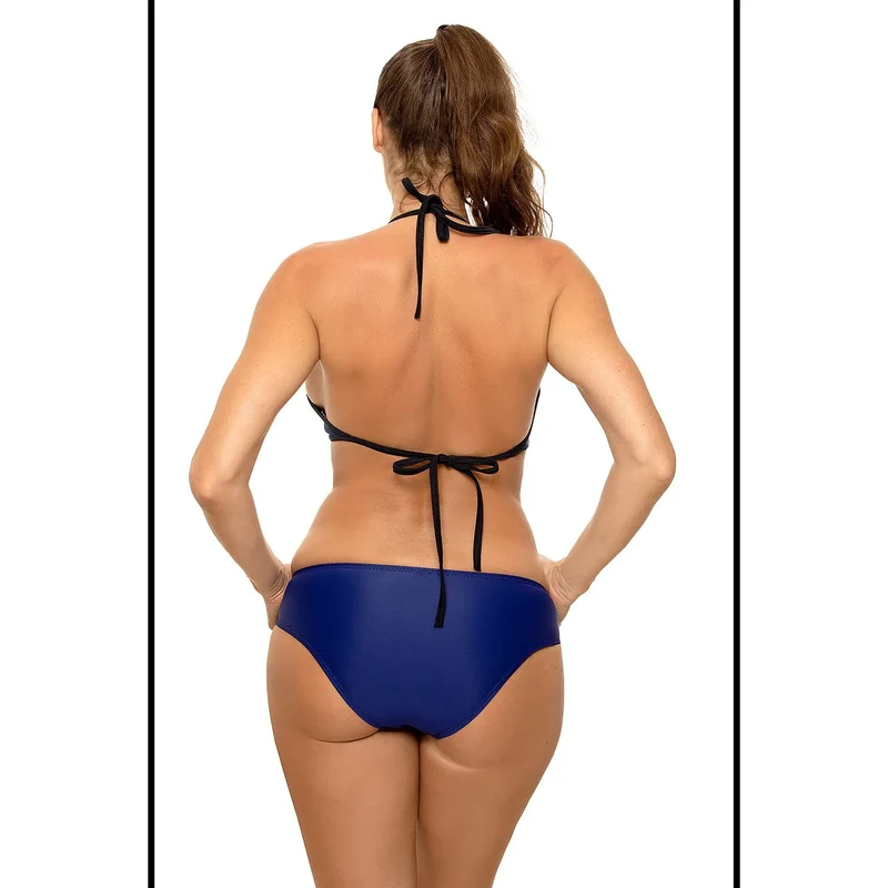 Maillot de bain deux pièces Marko 165461 en tissu italien Carvico Tessuti soutien-gorge noué culotte lisse anti-remontée elasthanne polyamide lingerie sexy confort discrétion