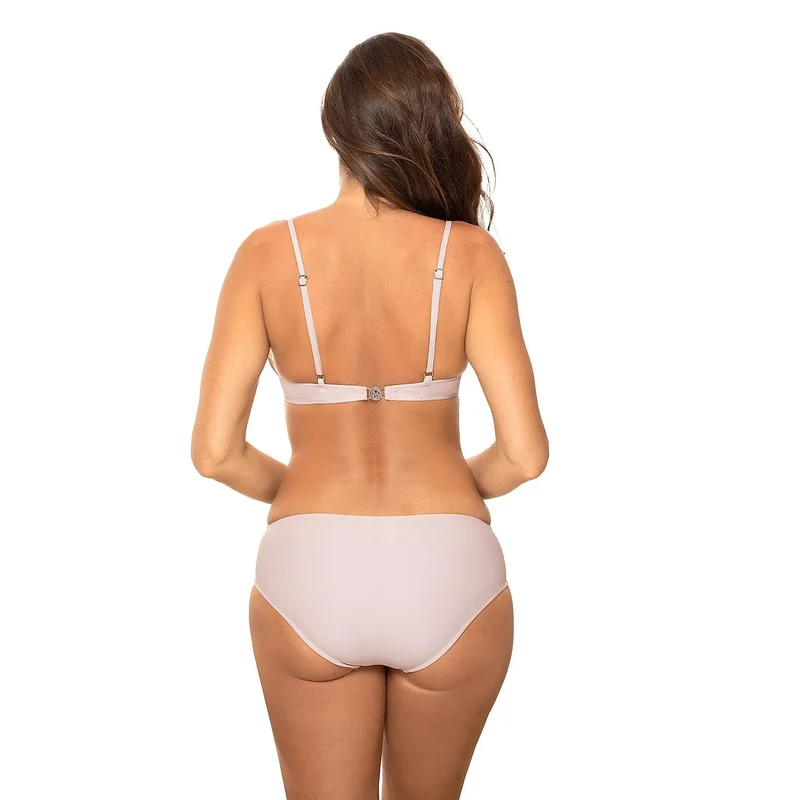 Maillot de bain deux pièces Marko model 165223 effet push-up classique élégant rose clair tissu italien Carvico Tessuti luxe confort poitrine taille couple intimité bikini