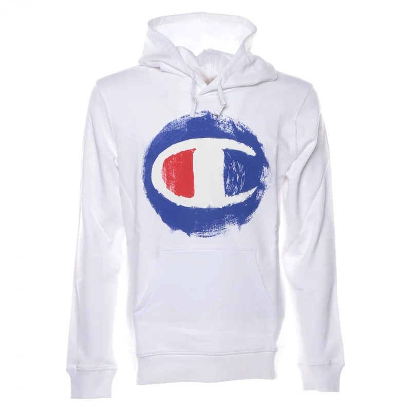 Felpa Uomo Indigo Con Cappuccio