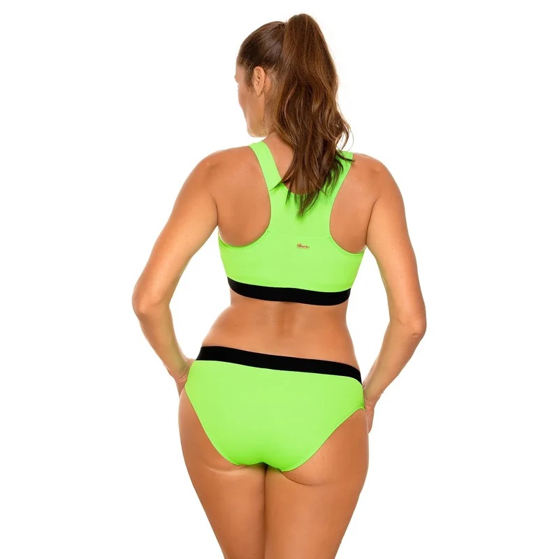 Maillot de bain deux pièces sportif modernes en tissu italien Carvico Tessuti elasthanne polyamide Marko 164095 lingerie plage femmes