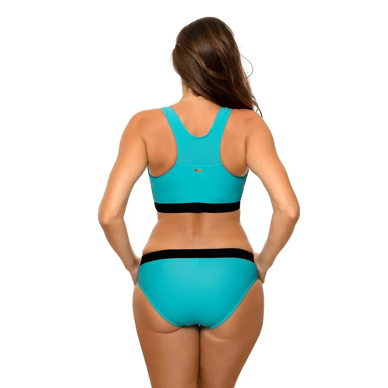 Maillot de bain deux pièces Carvico Tessuti Marko soutien-gorge sans push-up culotte confortable tissu italien résistant à l'eau