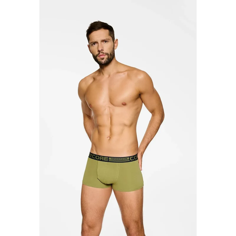 Boxer homme Henderson coton élasthanne taille élastique logo HENDERSON CORE lingerie confort moderne homme