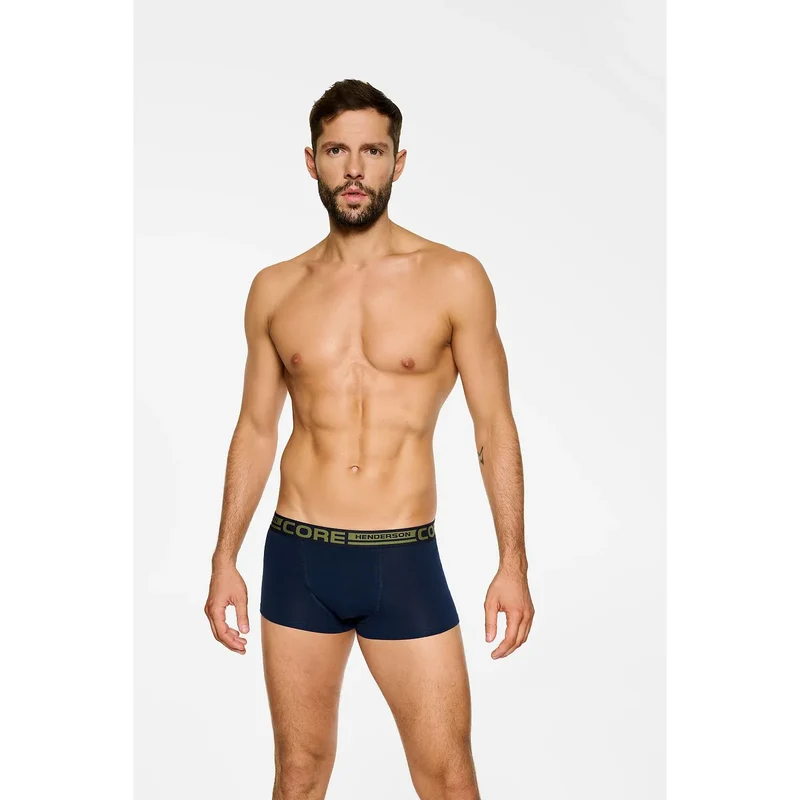Boxer homme Henderson coton élasthanne taille élastique logo HENDERSON CORE lingerie confort moderne homme
