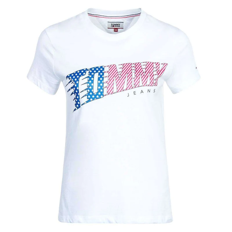 T-shirt Donna American Flag Logo