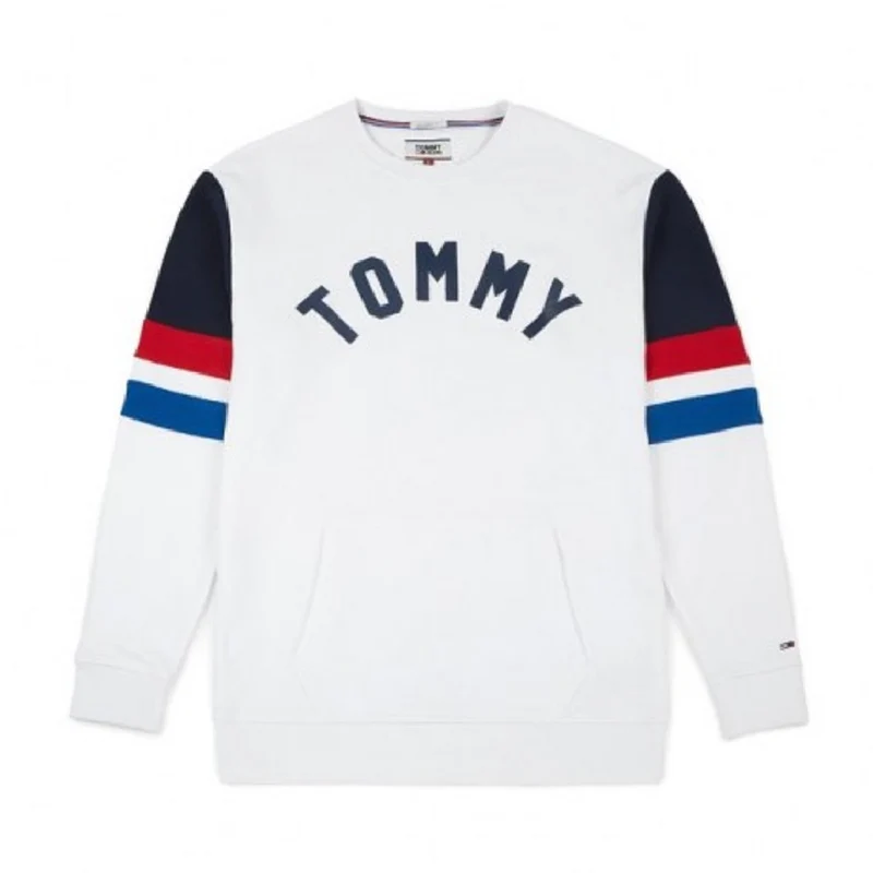 Felpa Uomo Color Block Girocollo