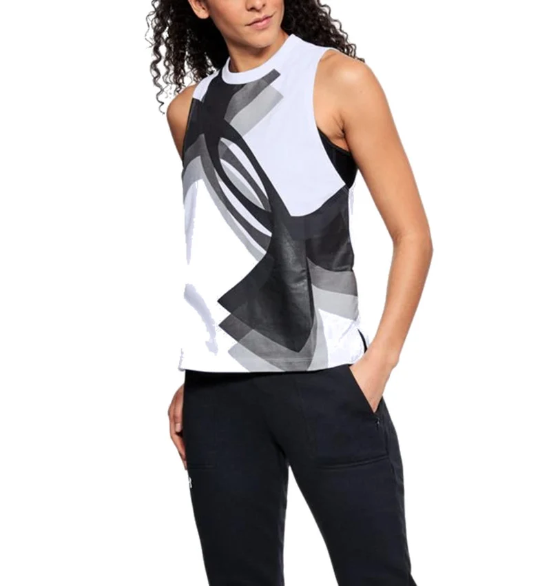 Canotta Donna Overlay Logo Muscle