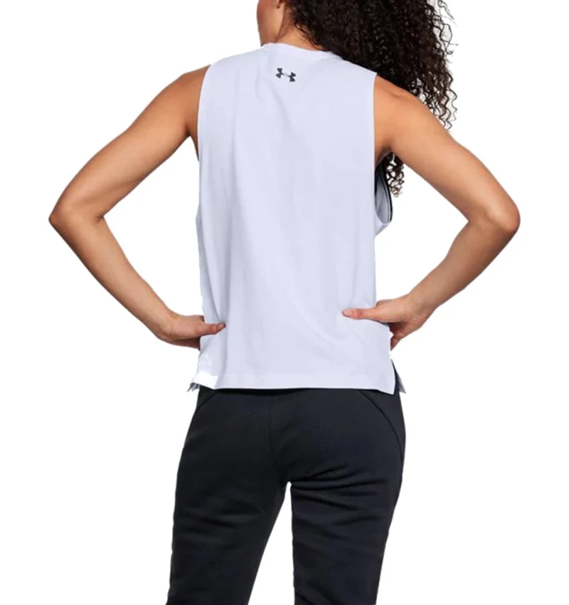 Canotta Donna Overlay Logo Muscle