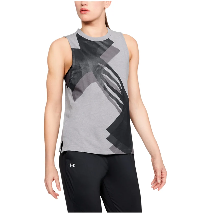 Canotta Donna Overlay Logo Muscle