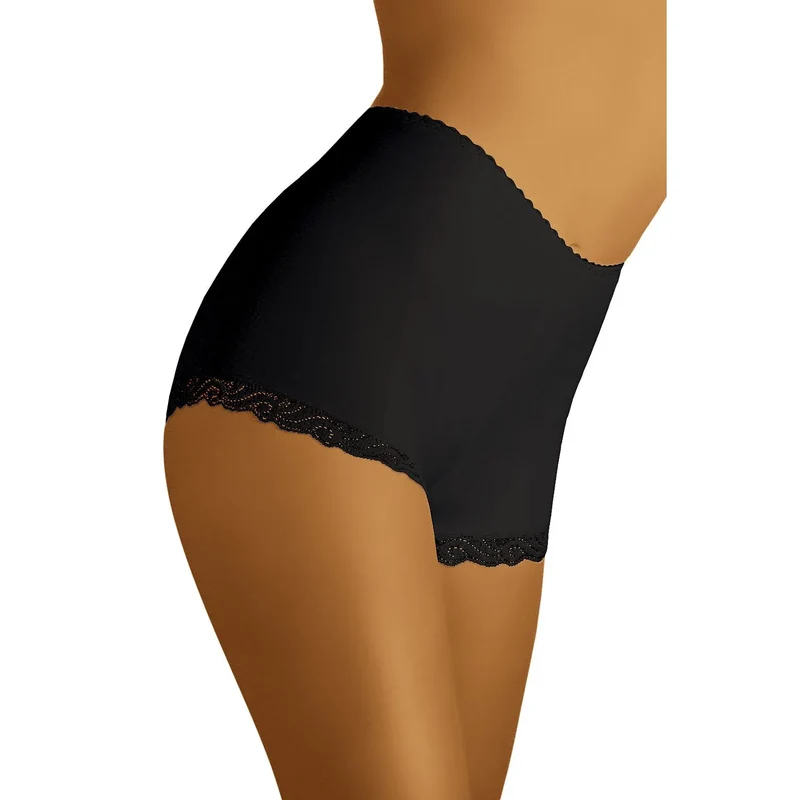 Shorts en maille gainante Wolbar 156524 à taille haute dentelle sexy confortable polyamide elastane lingerie féminine seduction