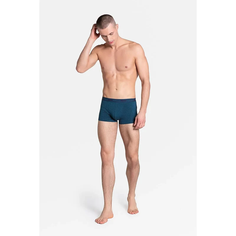 Boxer homme Premium Henderson 151521 coton élasthanne ajusté soutien confortable design moderne waistband élastique sous-vêtement masculin