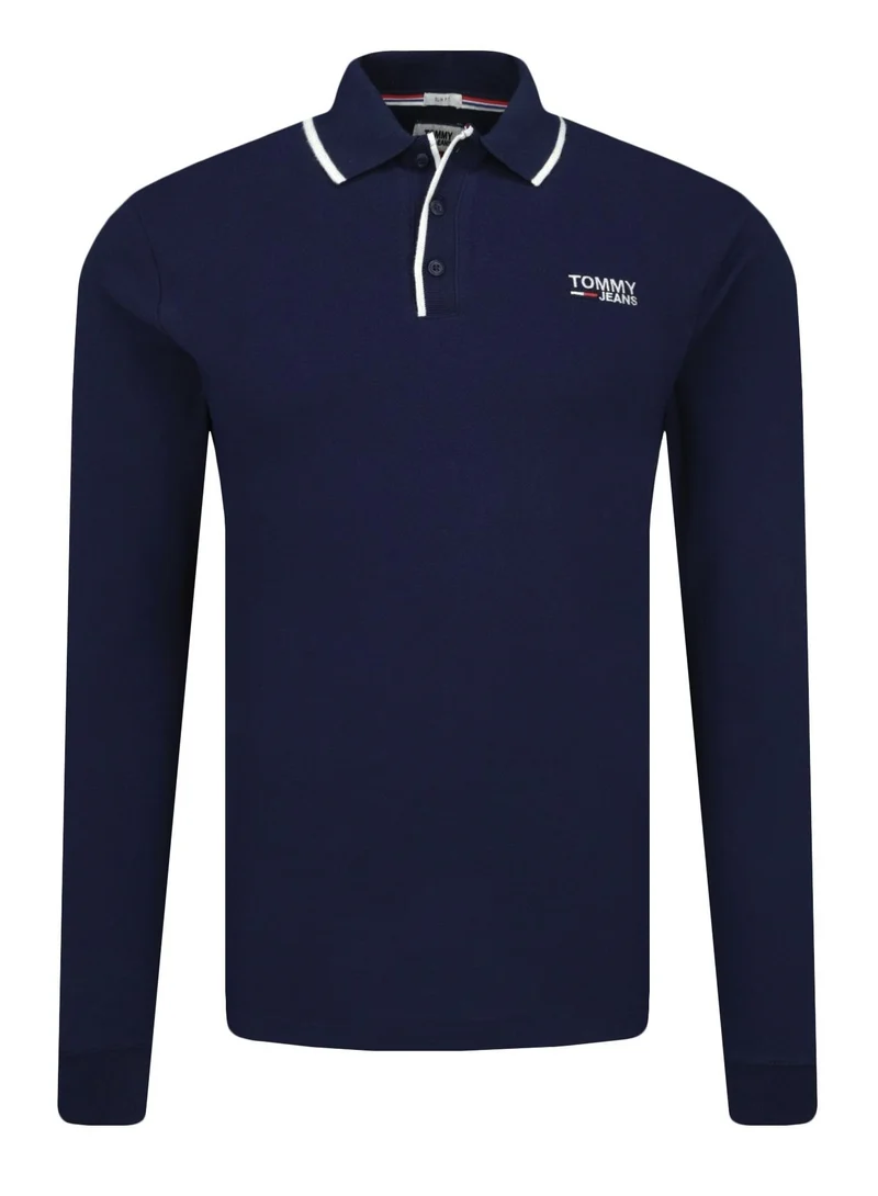 Polo Manica Lunga Uomo Slim Fit