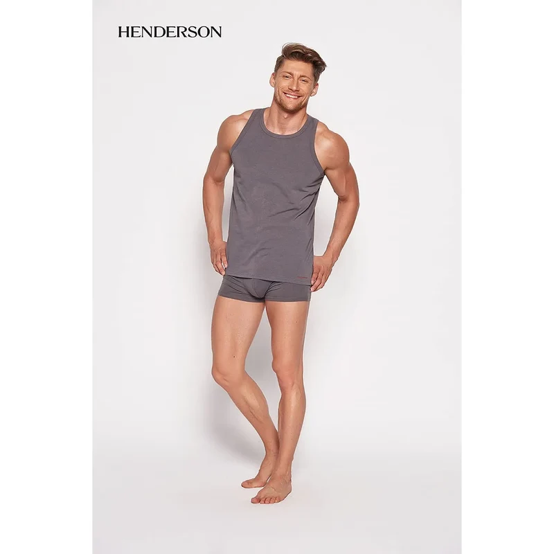 débardeur sportif Henderson modèle116327 coton élasthanne respirant confortable maintien optimal bretelles larges coupe galbante respirabilité durable résistant lavages répétés estival