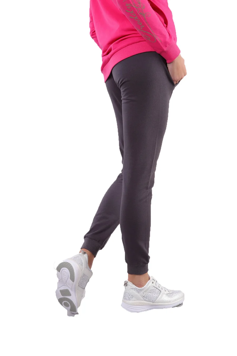 Pantalone Donna Lungo Con Polsini