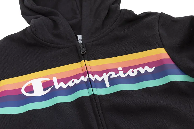 Felpa Bambina Rainbow Full Zip Hoody