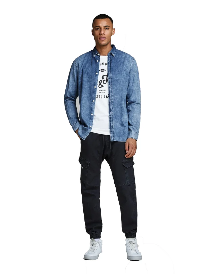 Camicia Jeans Uomo Minimal