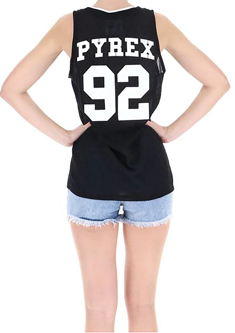 Canotta Lurex Basket Donna