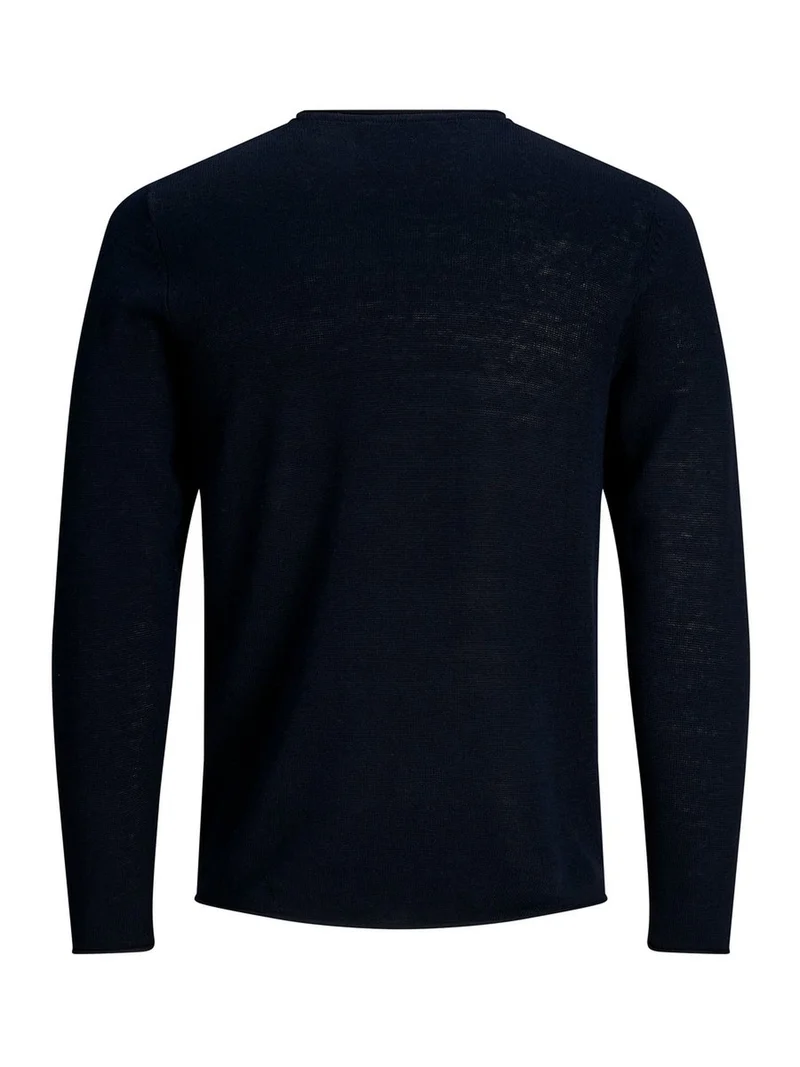 Pullover In Misto Lino Uomo Premium